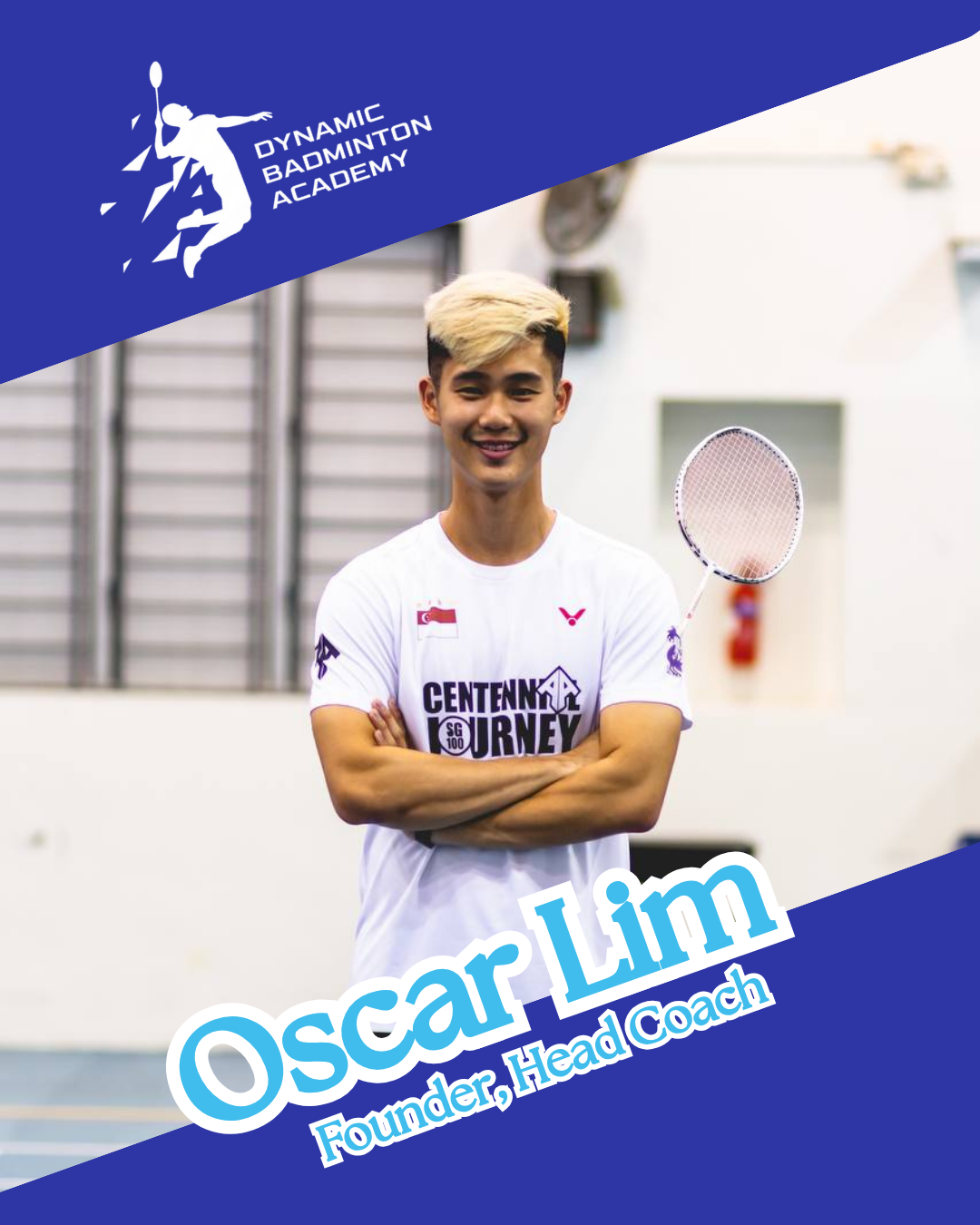 Dynamic Badminton Academy Badminton Coach Oscar Lim PNG