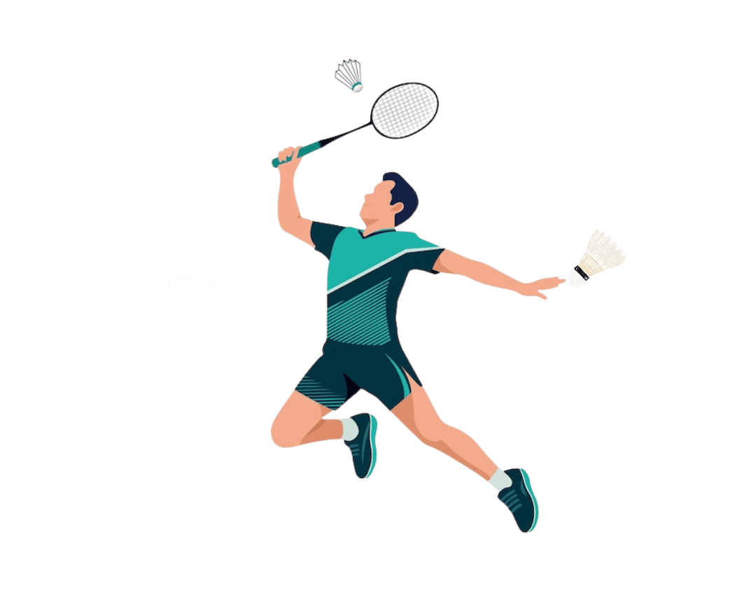 Player Practising Footwork During A Private Badminton Lesson